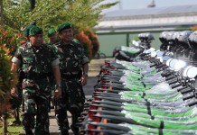 Pangdam Serahkan 74 Unit Trail