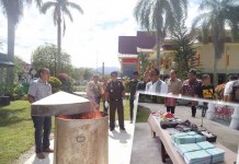 Kejari Singkawang Musnahkan BB