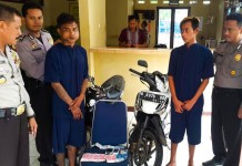 Motor Curian Kehabisan Bensin Dua Maling Dibekuk