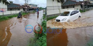 12 Rumah di Parit H Muksin Terendam Banjir Selutut Orang Dewasa