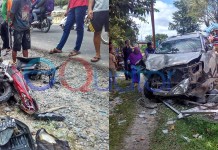 Pecah Ban, Hantam Pengendara Motor