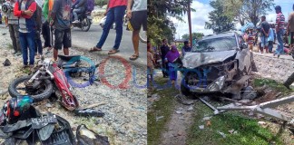Pecah Ban, Hantam Pengendara Motor