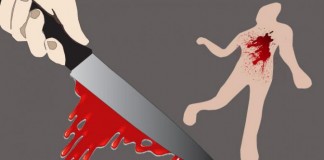 Sadis-Mabuk Suami Cincang Istri dan Anak