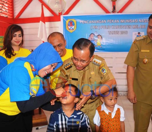 PIN Polio Jangan Seremonial Belaka