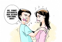 Usai Ciuman Suami Bersin, Istri pun Minta Cerai