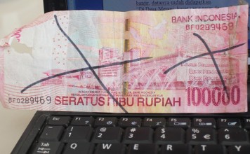 Warga Temukan Upal Pecahan Rp100 Ribu