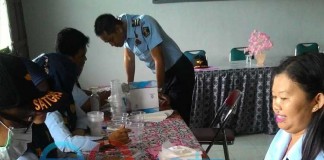 Pegawai Lapas Pontianak Tes Urin Mendadak