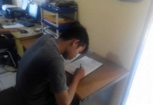 Oknum Siswa Terpaksa Ujian Dibalik Sel