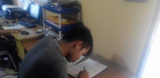 Oknum Siswa Terpaksa Ujian Dibalik Sel