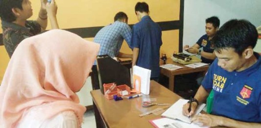 Pendaftaran Polri Ramai Peminat