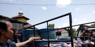 Polres Kapuas Hulu Sita 1.589 Liter BBM
