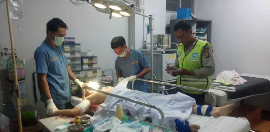Livina Vs Kontainer, Korban Luka Parah