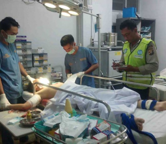 Livina Vs Kontainer, Korban Luka Parah