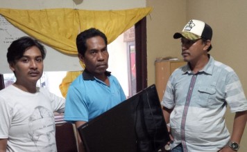 Lagi Ngopi, Pencuri Televisi Diciduk