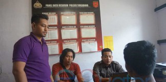 Pelaku Curanmor Diarak ke Polsek