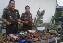 Ratusan Sajam Pemakan Nyawa Dimusnahkan