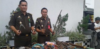 Ratusan Sajam Pemakan Nyawa Dimusnahkan