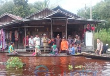Empat Dusun Terendam Banjir Setinggi Dua Meter
