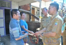 Edi Kamtono Tinjau Korban Kebakaran di Gang Gajah Mada 2