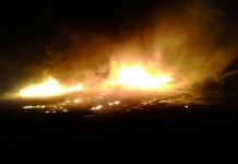 Tumpukan Pipa Proyek Air Bersih Terbakar