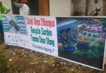 Taman dari Bahan-bahan Bekas