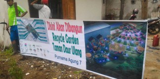 Taman dari Bahan-bahan Bekas