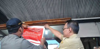 Lima Rumah Makan Disegel