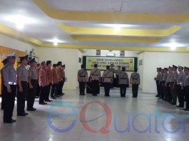 Tiga Perwira Polres Sanggau Dimutasi