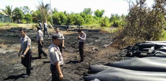 Polisi Usut Terbakarnya Pipa