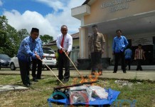 Kajari Sekadau Bakar 9,7 Gram Sabu