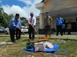 Kajari Sekadau Bakar 9,7 Gram Sabu