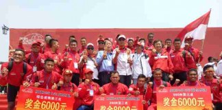 China Hakka International Dragon Boat Race, Tim Dayung Indonesia Juara Umum