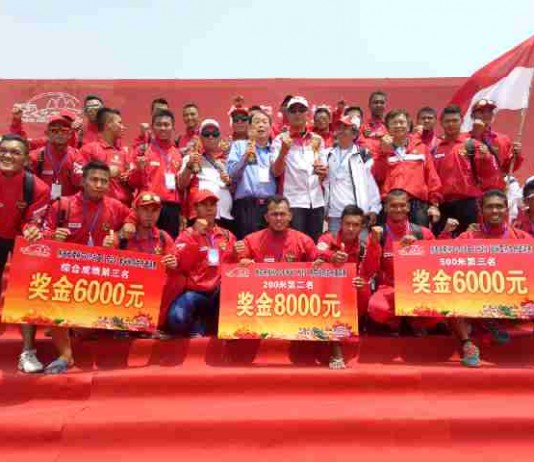 China Hakka International Dragon Boat Race, Tim Dayung Indonesia Juara Umum