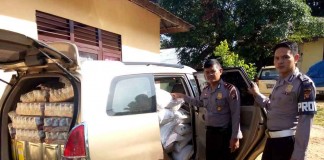 Polisi Sita Sembako Ilegal dari Malaysia