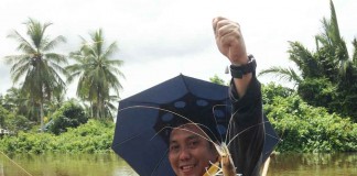Pemancing Udang Incar Sungai Mempawah
