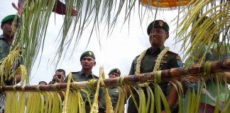 Budaya Melayu-Dayak Sambut Mayjen Andika