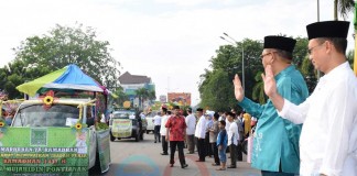 Sambut Ramadan, Ribuan Warga Ramaikan Pawai Takruf