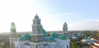 Masjid Agung Al-Ikhlas Belum Bisa Laksanakan Salat Idul Fitri