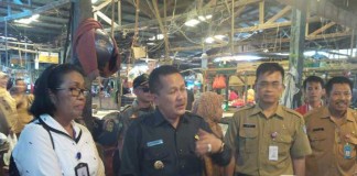 Pasar Melati Parit Baru Terkesan Kumuh