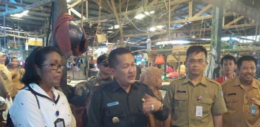 Pasar Melati Parit Baru Terkesan Kumuh