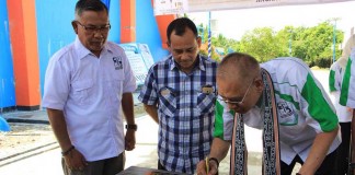 Wali Kota Awang Resmikan IPA dan Intake