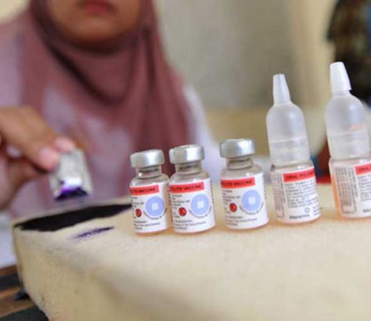 Puskesmas Rasau Jaya Optimis Target Vaksin MR Tercapai