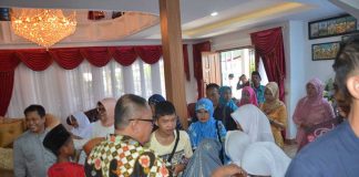 Open House Bupati Kubu Raya, H Rusman Ali: Maaf Lahir dan Batin