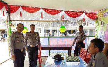 Kapolres Tinjau Pospam Ledo dan Sungai Duri