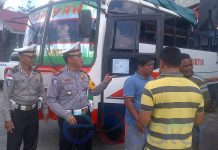 Pastikan Layak Jalan, Satlantas Cek Bus Angkutan Umum