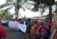 Dilarang Bakar Lahan Warga Datangi DPRD