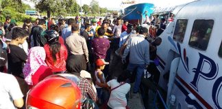 Arus Balik Lebaran Idul Fitri 1437 Hijriah, Penumpang Ekspres Poly II Membludak