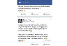 Buru Pemilik Akun Facebook Penghina Presiden dan Polri