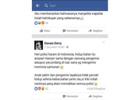Presiden dan Polri Dihina, Polisi Diminta Meringkus Pemilik Akun Facebook