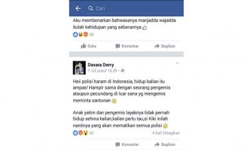 Buru Pemilik Akun Facebook Penghina Presiden dan Polri